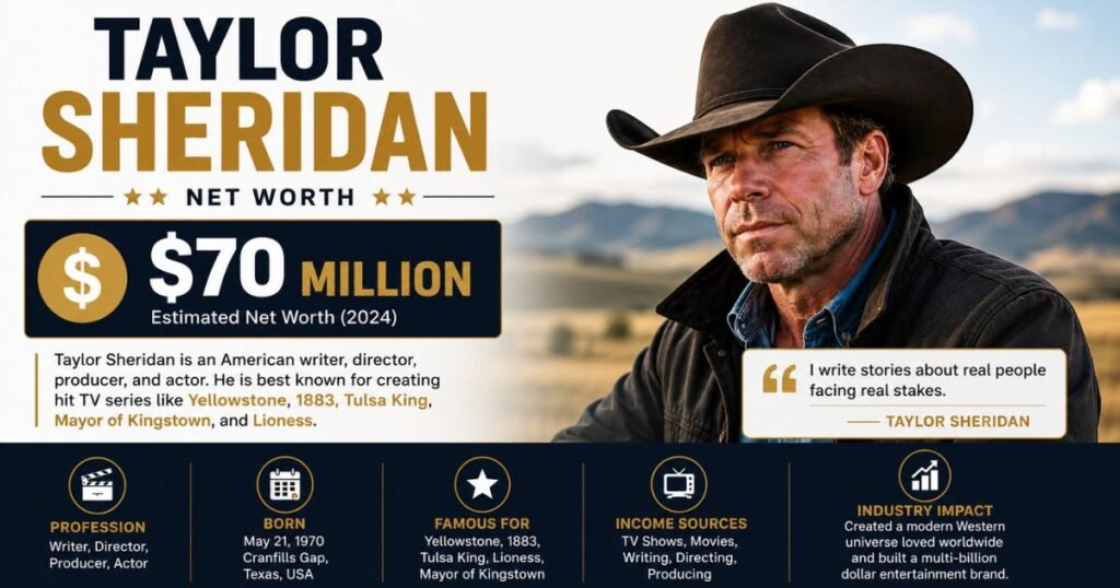 Taylor Sheridan net worth and biography