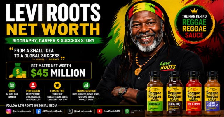 Levi Roots net worth, Reggae Reggae Sauce founder biography and business success